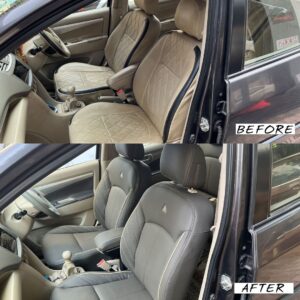 Customized seat cover in ertiga , customized interior