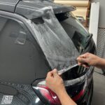 Installed Paint Protection Film PPF in Jeep compass