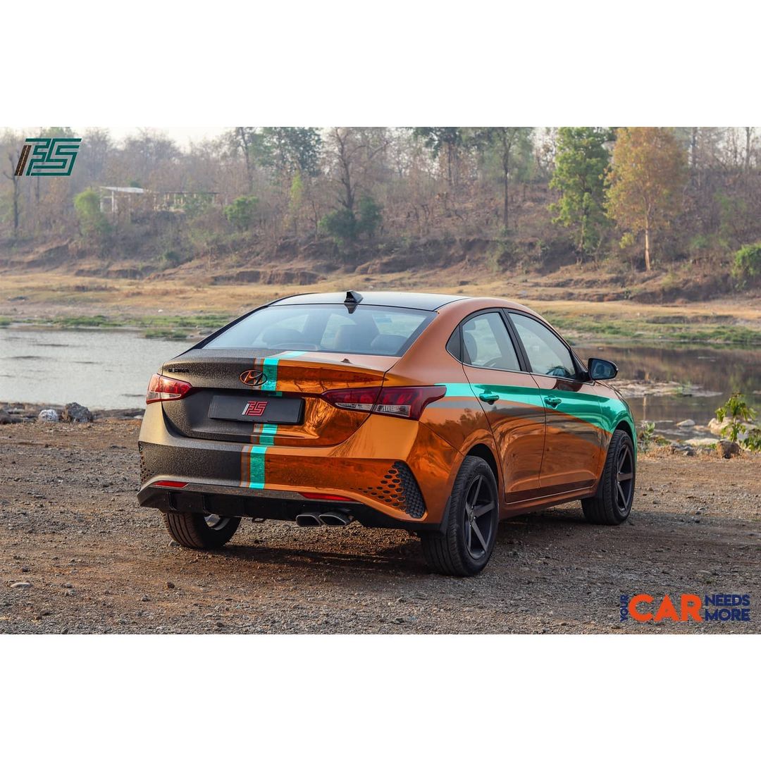 verna colour warped car -wrapping vs painting