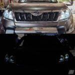 XUV 500 lights upgraded with 2 sets of Bi-LED projectors.