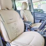 Fabric gives more comfort than any other material. Material in car seat covers