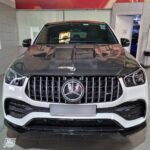 Mercedes gle coupe facelifted with carbon fiber mods