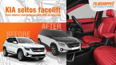 Kia Seltos facelift From exterior and interior with add on features filmshoppee Surat gujarat