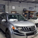 painted premium Moon-dust colour into a Mahindra XUV 500