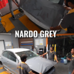 We wrapped this Volkswagen polo into a Nardo Grey with unique customisation