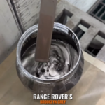TATA HARRIER with Range Rovers Brooklyn Grey paint