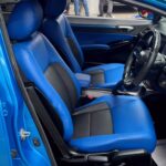 transformed this honda civic cerulean blue paint