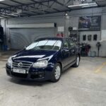 Restore this Volkswagen Jetta from exterior to the BMW Tansanit Blue paint with amazing exterior & interior