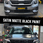 Kia Saltos Car Satin Matte black Pant in surat