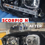 Scorpio N Headlight Upgrade