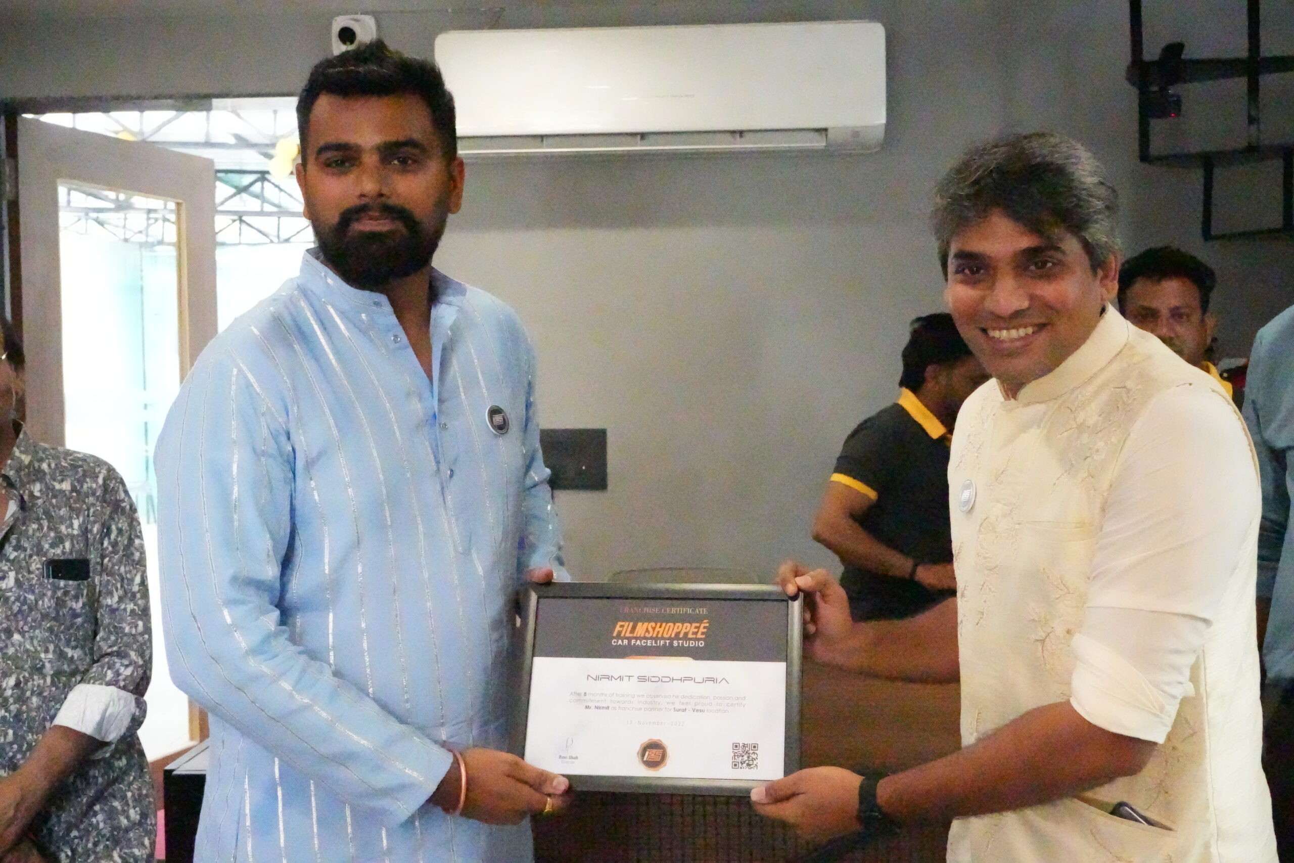 Filmshoppee franchise partner Nirmit at Vesu Studio