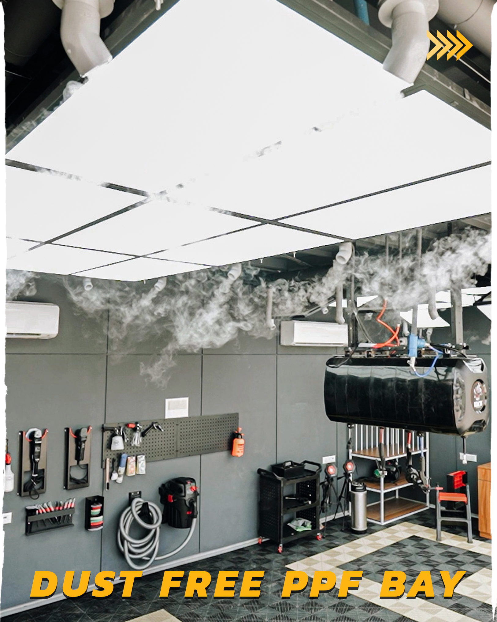 PPF bay setup at Filmshoppee Rajkot