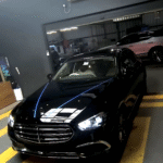 Close-up of Mercedes E-Class peelable paint finish