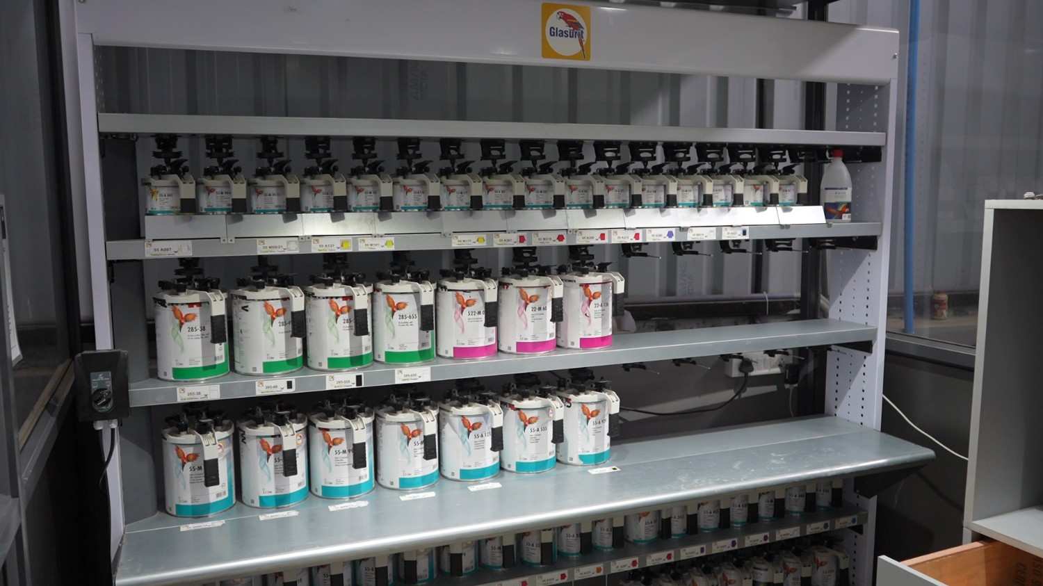 Waterborne paint booth at Filmshoppee Vadodara