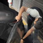 Porsche car PPF preparation at Filmshoppee India