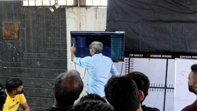 Offline car audio training session at Filmshoppee