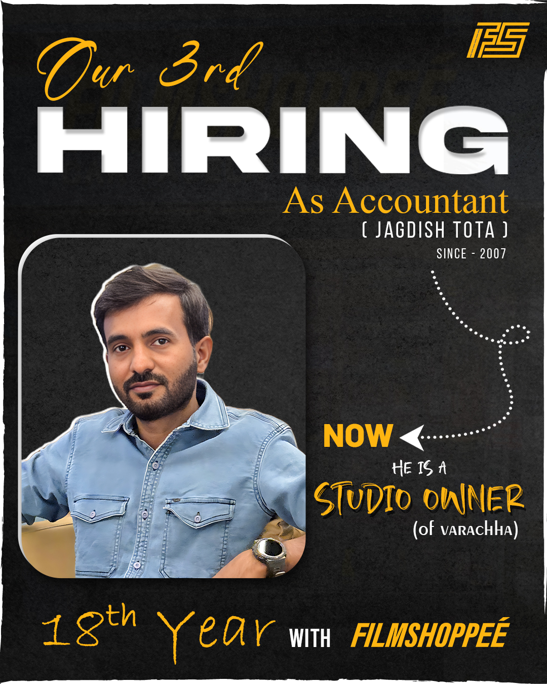 Jagdish Tota Filmshoppee studio owner journey