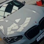 BMW X4 after pre cut paint protection film installation