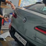 BMW X4 before pre cut paint protection film installation