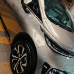 Side view of MG Windsor with paint protection film