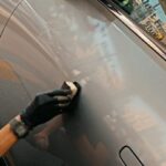 Ceramic coating application on MG Windsor