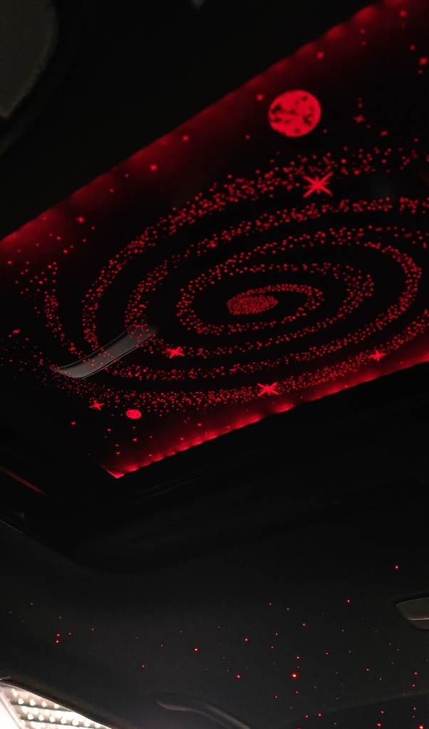 i20 N Line interior ambient galaxy roof lighting