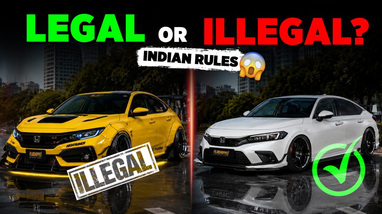 car modification legal in india rules fines guide