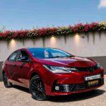Modified Toyota Corolla Altis front exterior