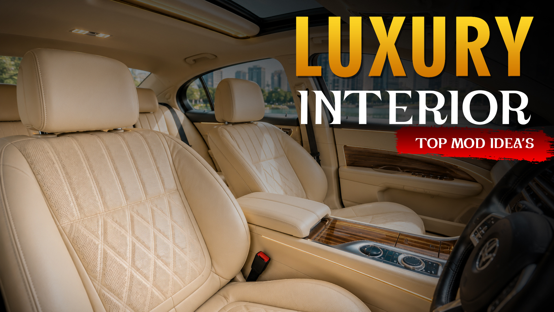 best luxury car interior modification ideas in India