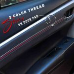 Luxury red velvet interior modification Toyota Corolla Altis 5