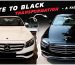 Mercedes E Class black transformation