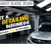 Premium car detailing workshop in India showing the investment required to start a car detailing business in 2026